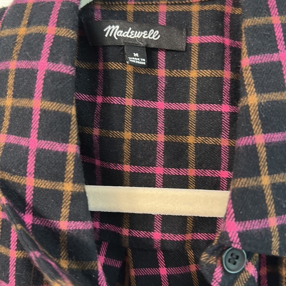 Madewell flannel button down - Picture 2 of 2